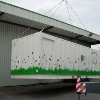 Cabine de géologie petrolière A0