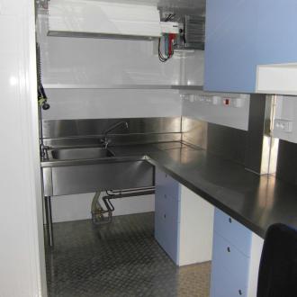 Cabine de géologie petrolière A0