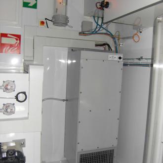 Cabine de géologie petrolière A0